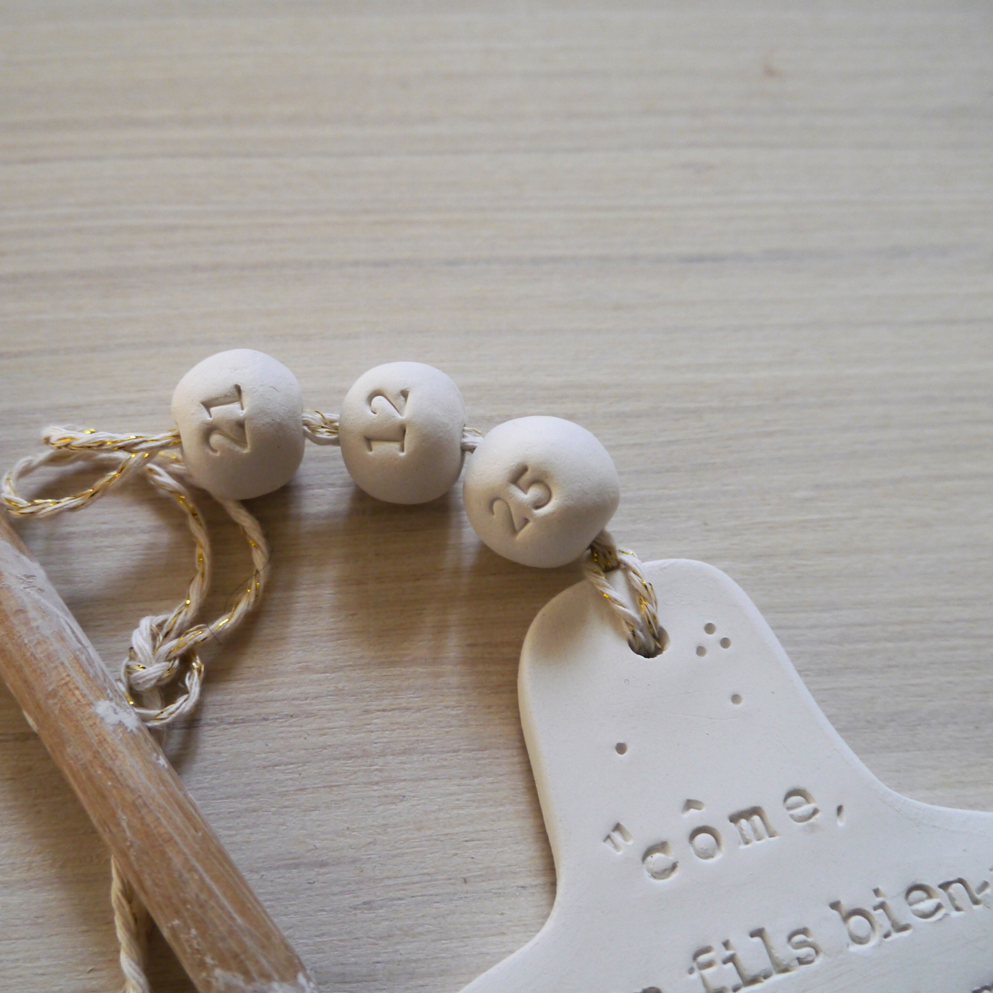 Croix personnalisée en céramique