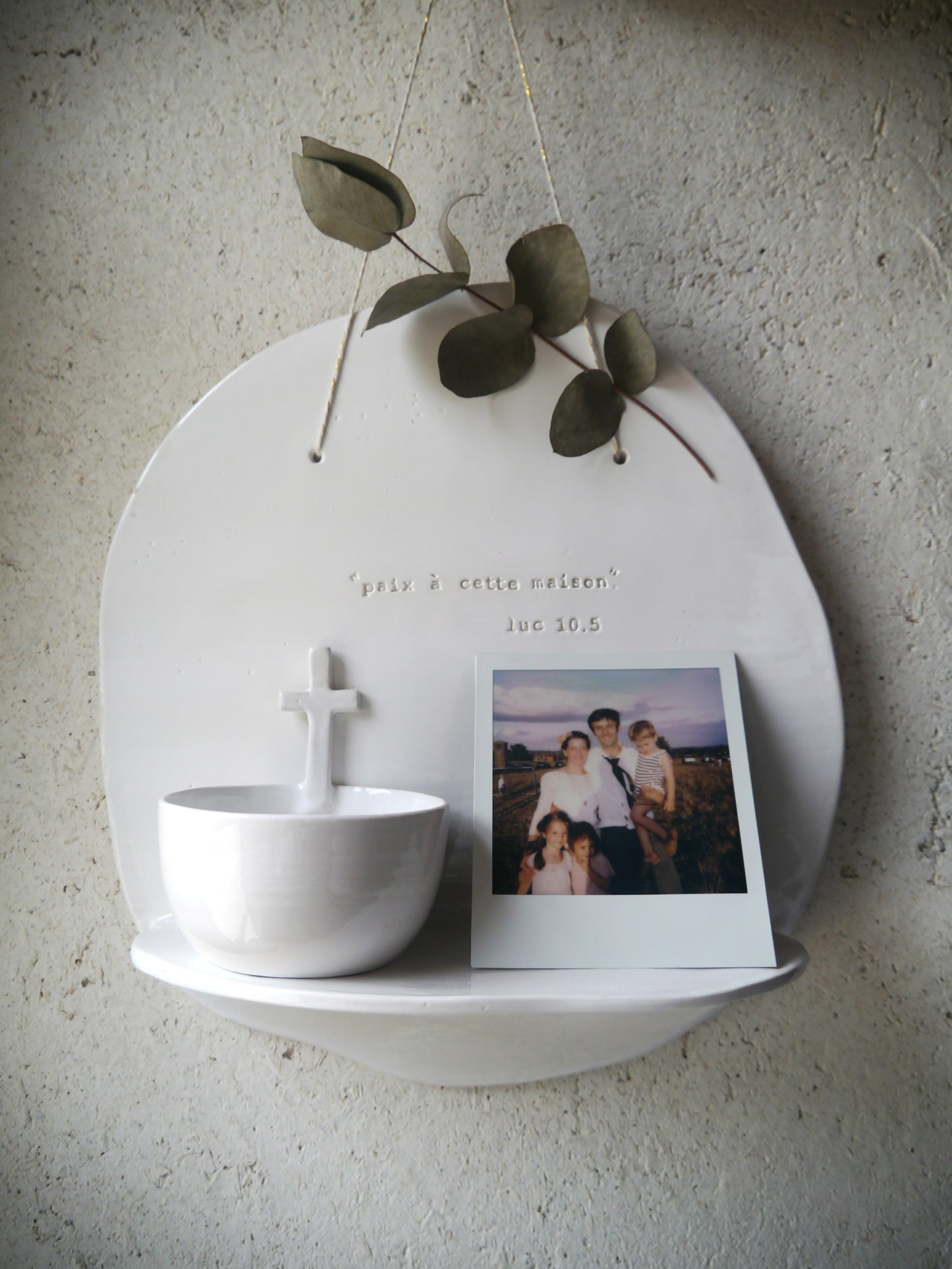 BENITIER NOEL: "Paix à cette maison..."Luc 10.5