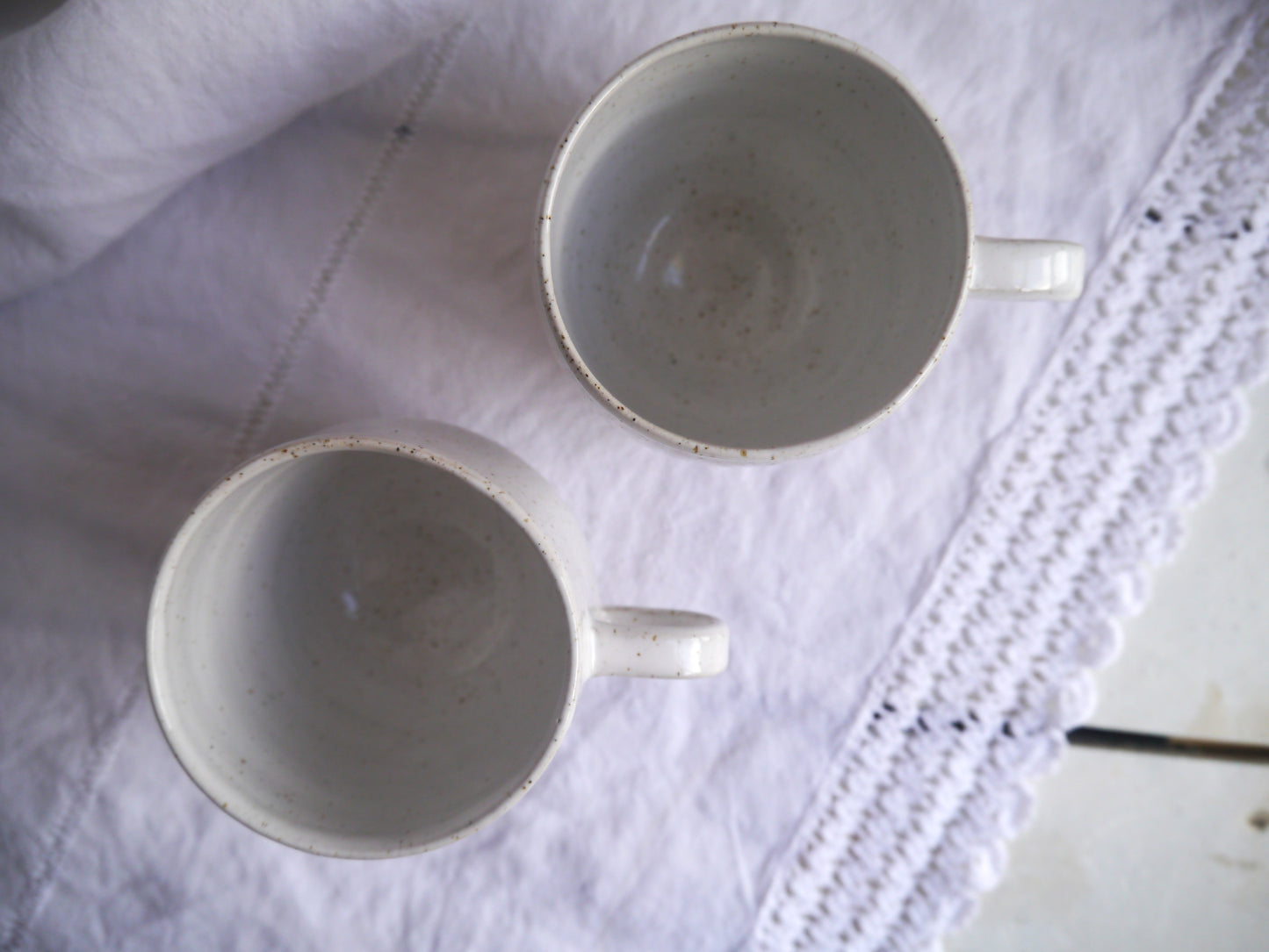 DUO de tasses, PRIERE "dieu tu es mon dieu, je te cherche dès l'aube...mon âme a soif de toi" ps62