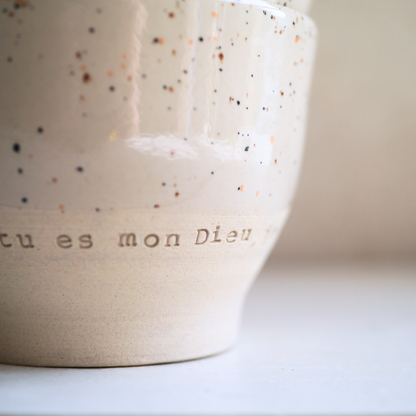 DUO de grandes tasses à picots