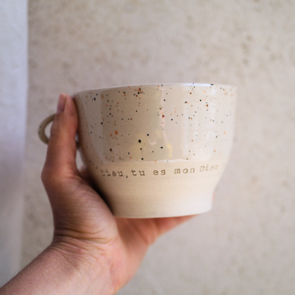 DUO de grandes tasses à picots