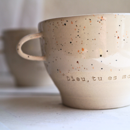 DUO de grandes tasses à picots