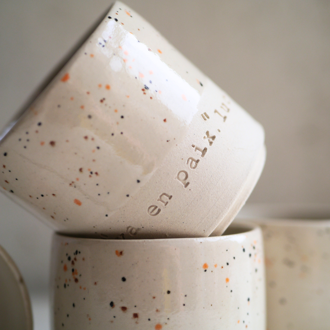 4 minis tasses empilables