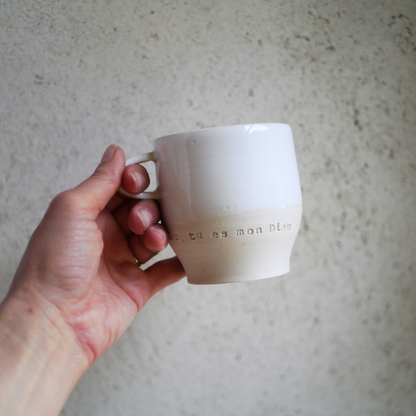 Le duo petites tasses blanches