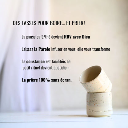 DUO mini tasses, L'amour ne passera jamais