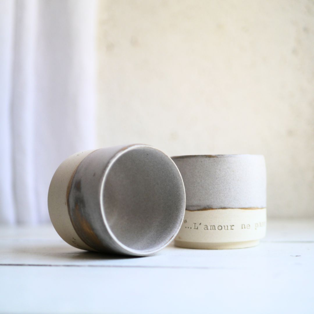 DUO minis tasses, L'amour ne passera pas