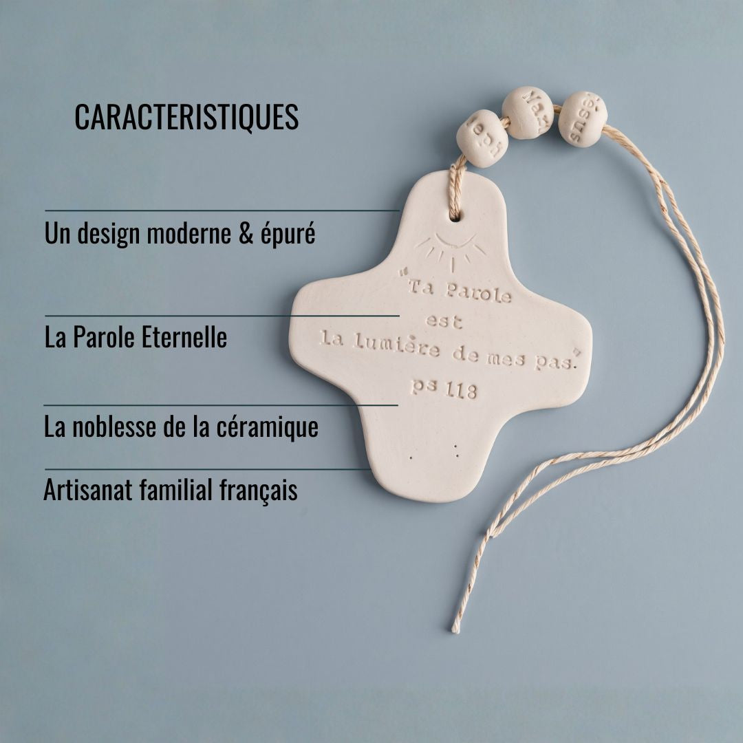 Croix Céramique Murale