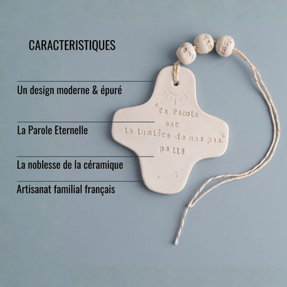 Croix Céramique Murale