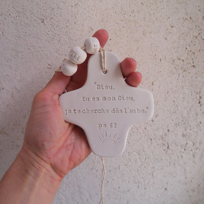 Croix Céramique Murale