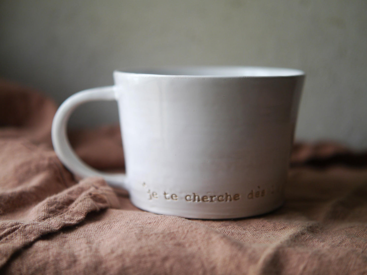 TASSE PRIERE du MATIN "je te cherche dès l'aube, mon âme a soif de toi" Psaume 62