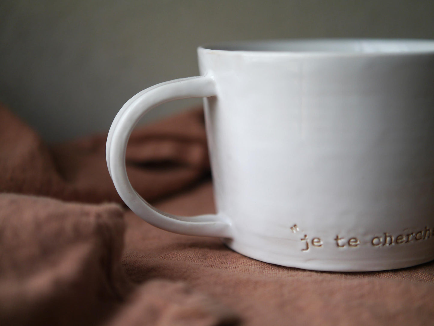 TASSE PRIERE du MATIN "je te cherche dès l'aube, mon âme a soif de toi" Psaume 62