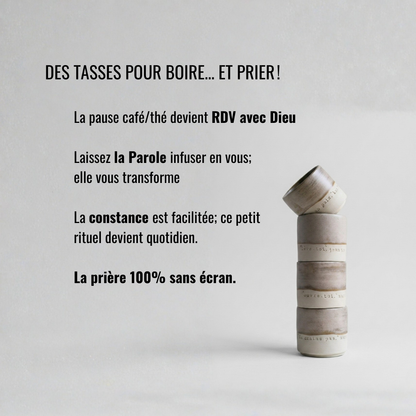 4 minis tasses empilables