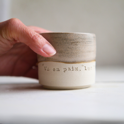 4 minis tasses empilables
