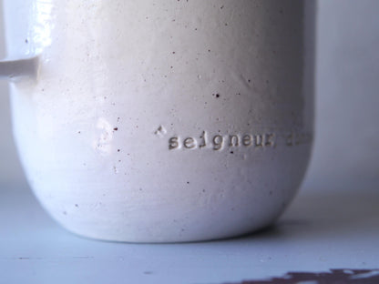 CRUCHE sacrée "Seigneur, donne moi de cette eau, que je n'aie plus soif".