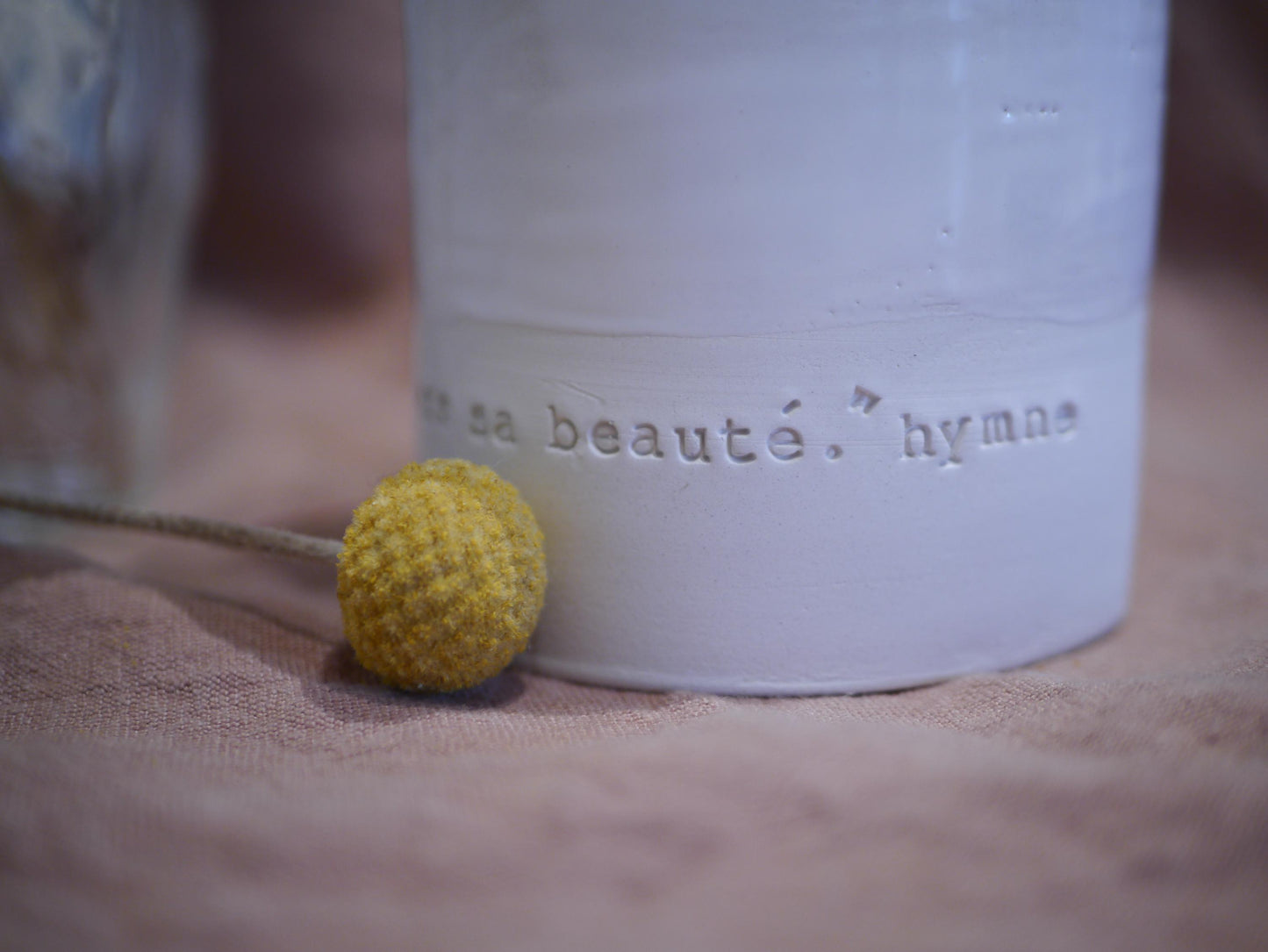 VASE de LOUANGE "toute chose en toi s'achemine vers sa beauté" hymne.