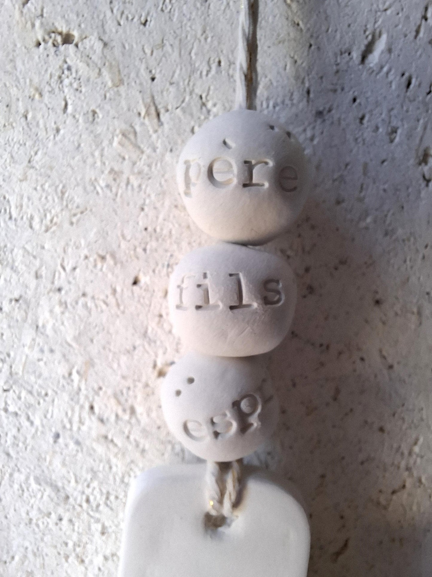 croix céramique murale