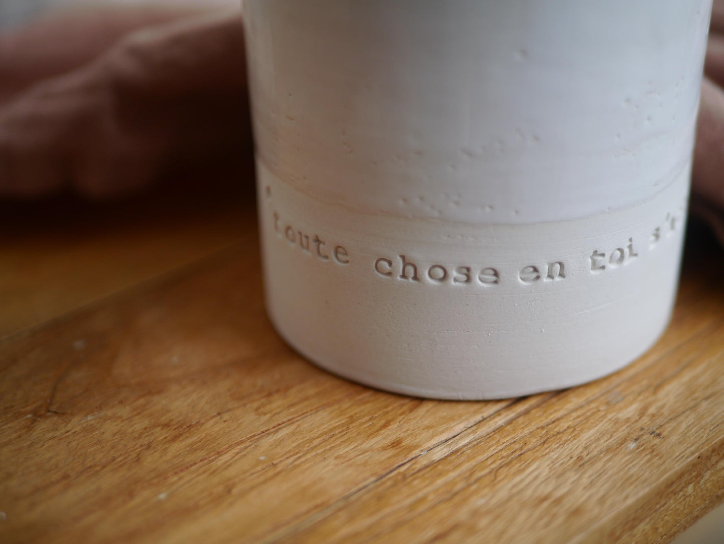 VASE de LOUANGE "toute chose en toi s'achemine vers sa beauté" hymne.