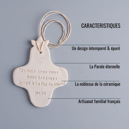 Croix Céramique Murale