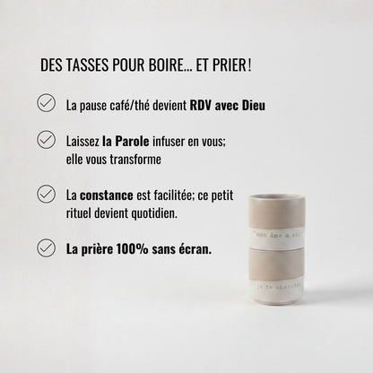 DUO minis tasses empilables