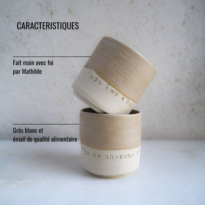 DUO minis tasses empilables