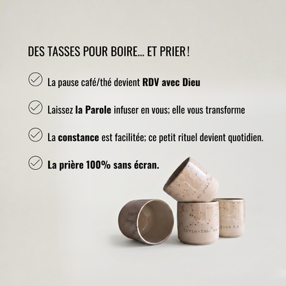 4 minis tasses empilables