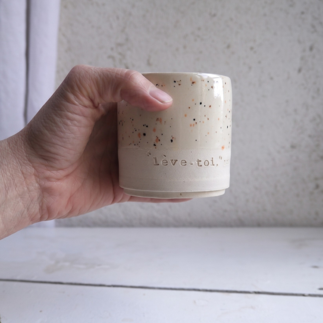 4 minis tasses empilables