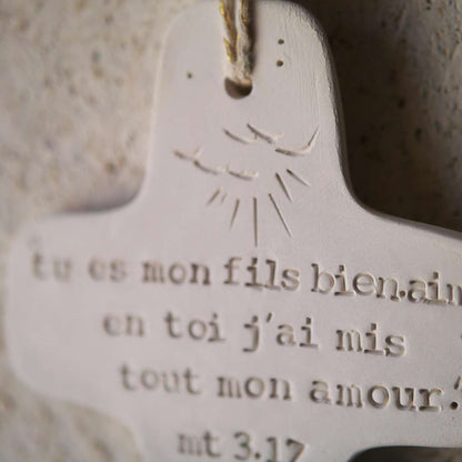 Croix Céramique — Shalom