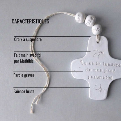 Croix Céramique Murale