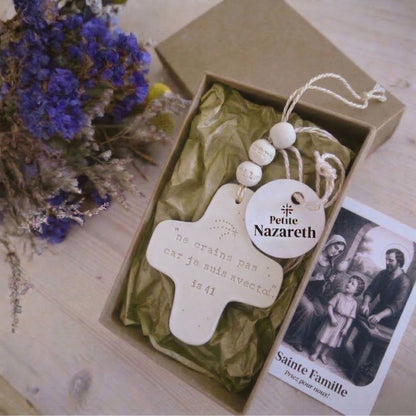 Croix Personnalisée en Céramique