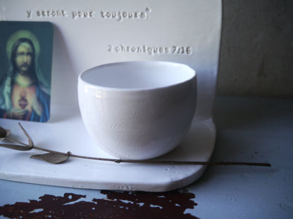 Autel bénitier suspendu: "à présent, j'ai choisi et consacré cette maison..." 2 chroniques 7;16