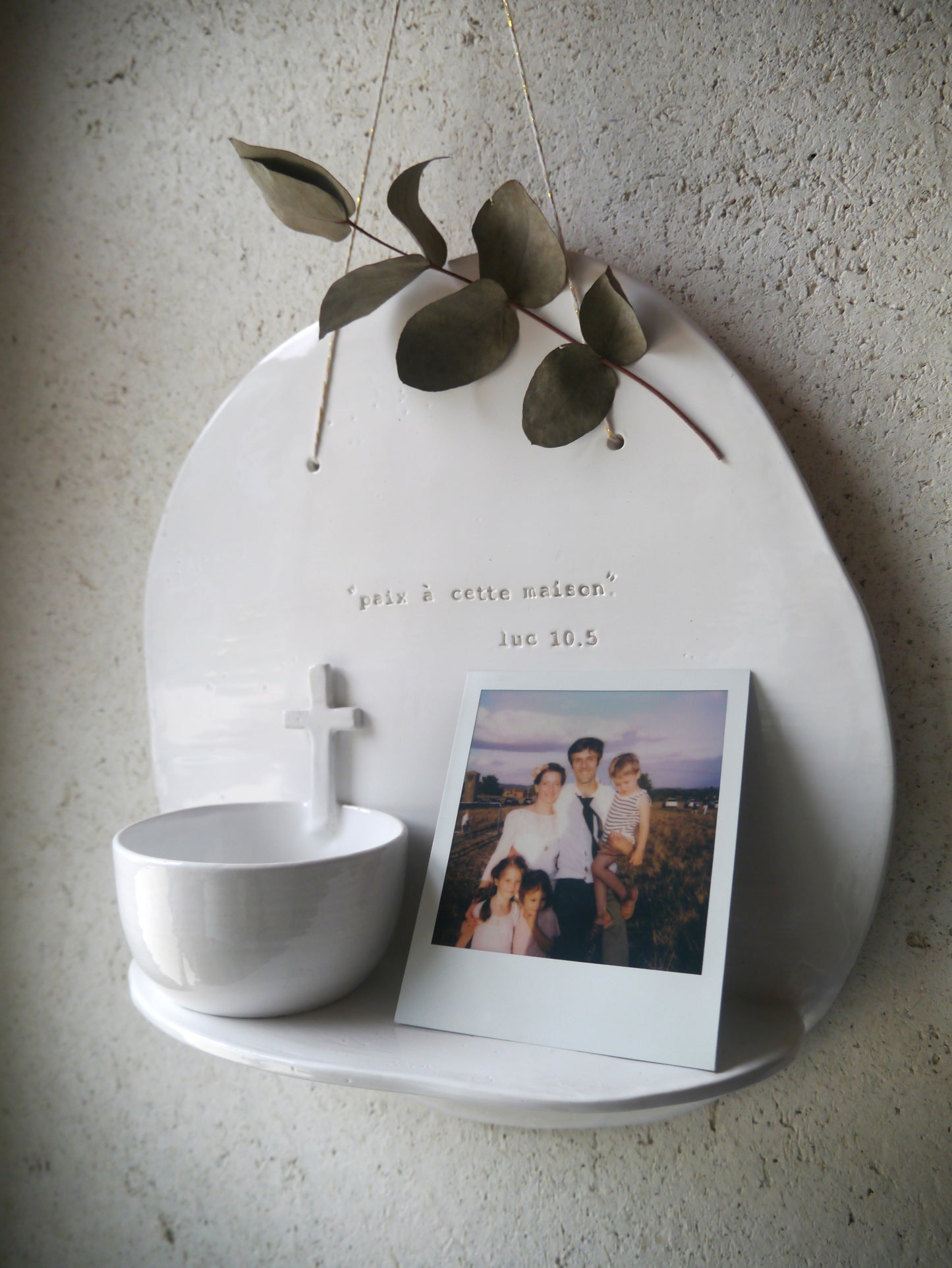 BENITIER NOEL: "Paix à cette maison..."Luc 10.5