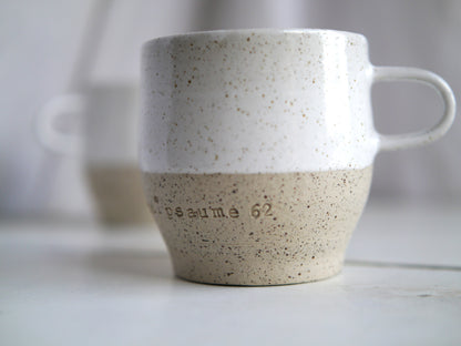 DUO de petites tasses blanches