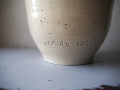 DUO de grandes tasses à picots