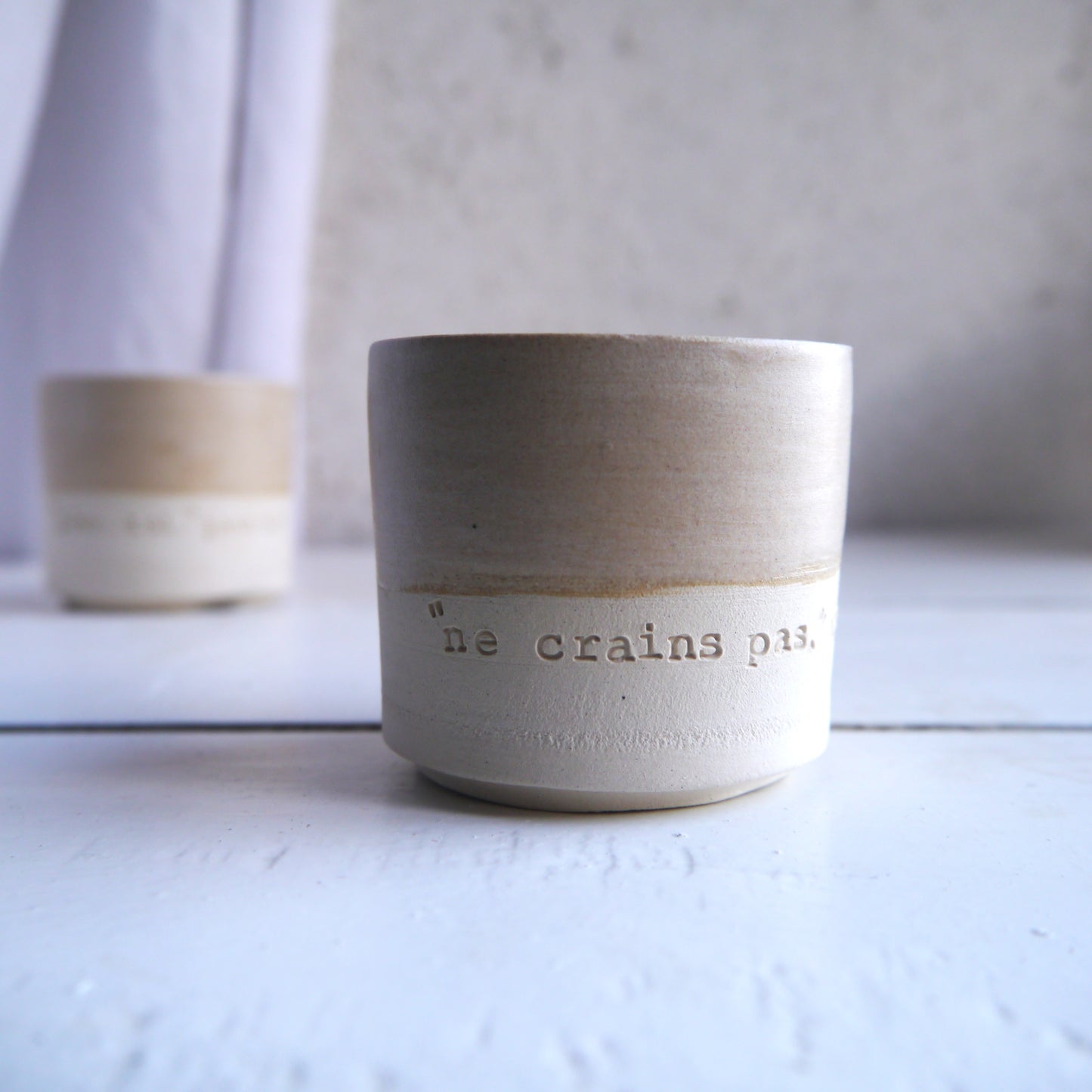 4 minis tasses empilables