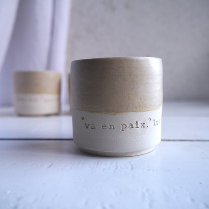 4 minis tasses empilables