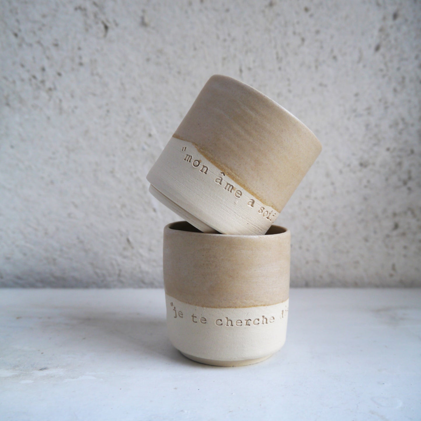 DUO minis tasses empilables