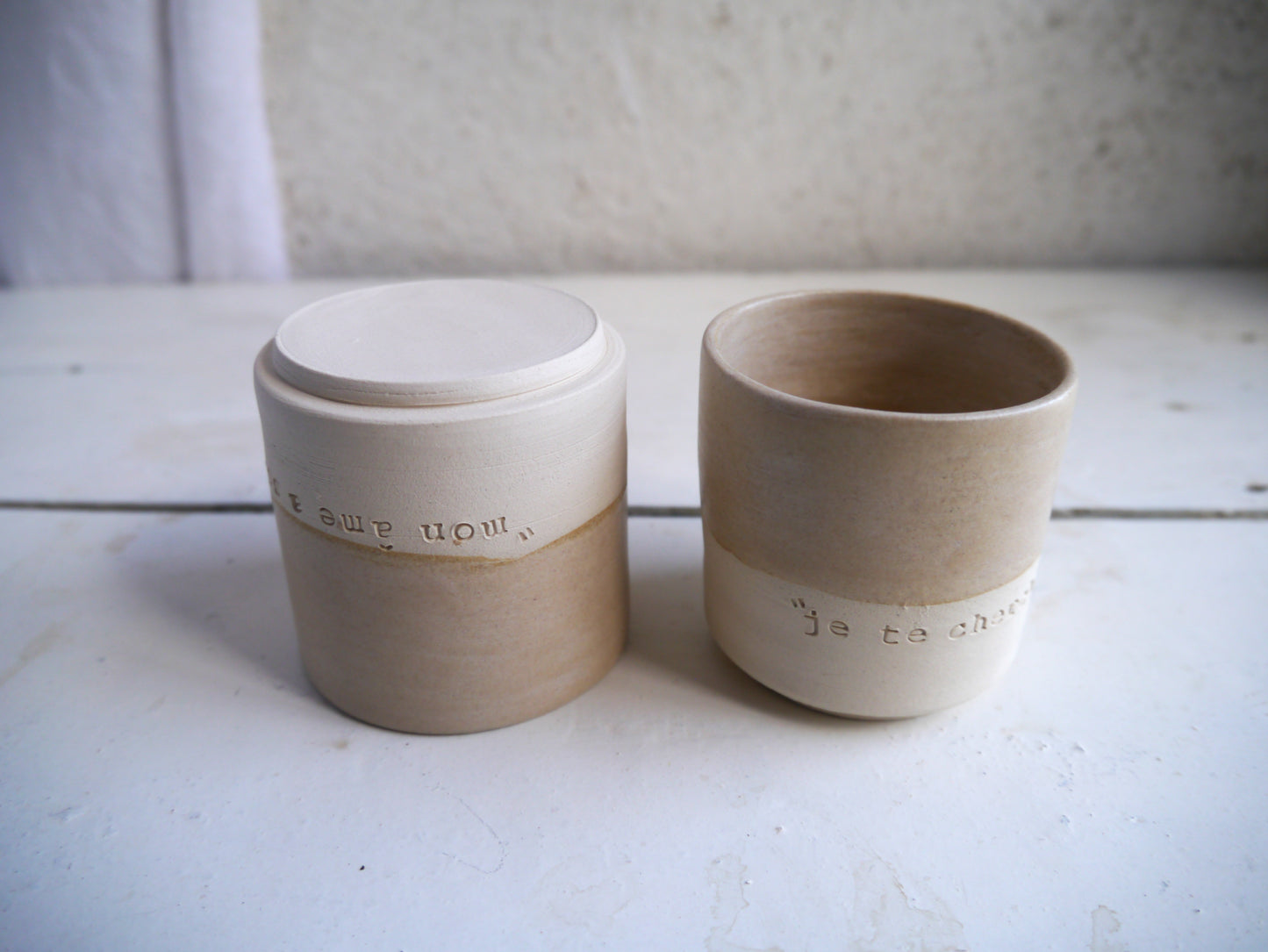 DUO minis tasses empilables