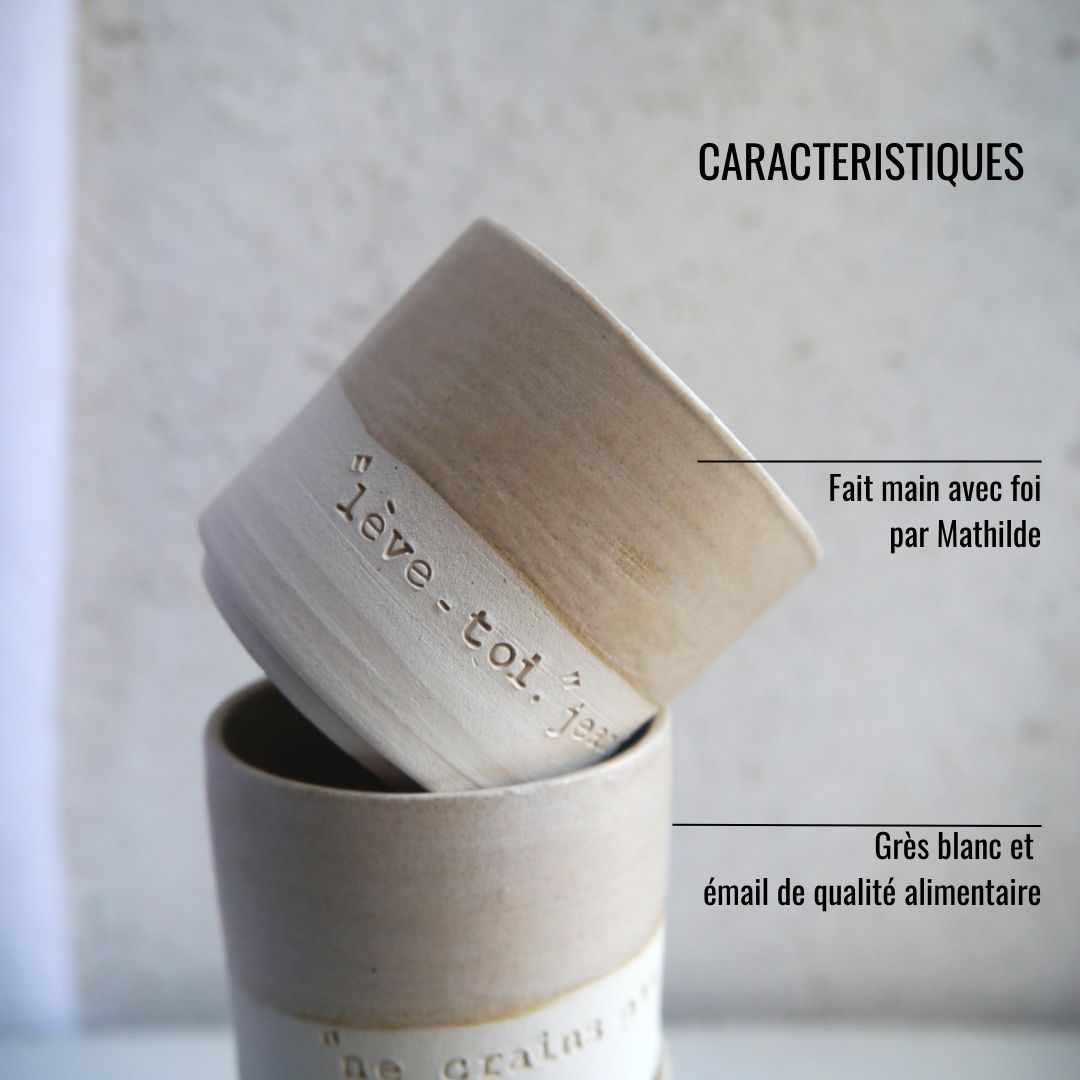 4 minis tasses empilables