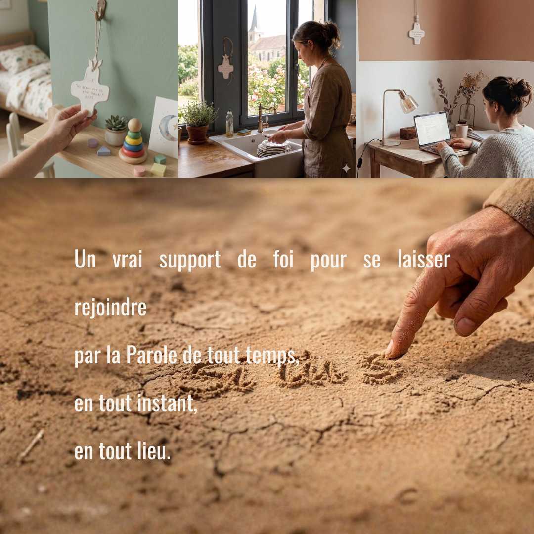 Croix Céramique Murale