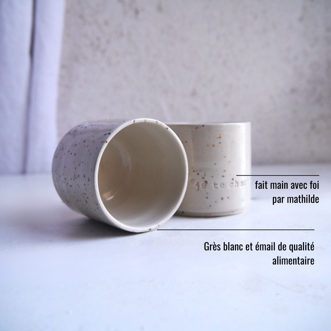 4 minis tasses empilables