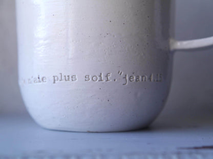 CRUCHE sacrée "Seigneur, donne moi de cette eau, que je n'aie plus soif".